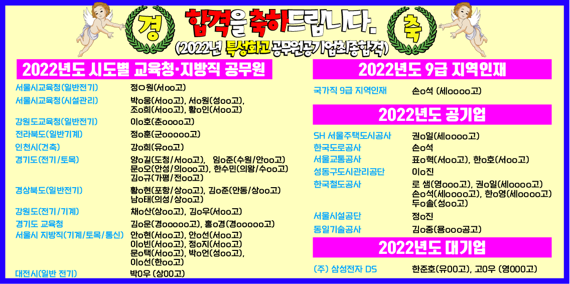 [특성화고] 합격생